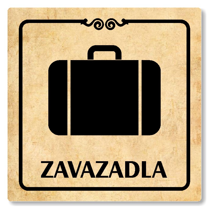 Zavazadla, 100x100mm, pergamen, Texas